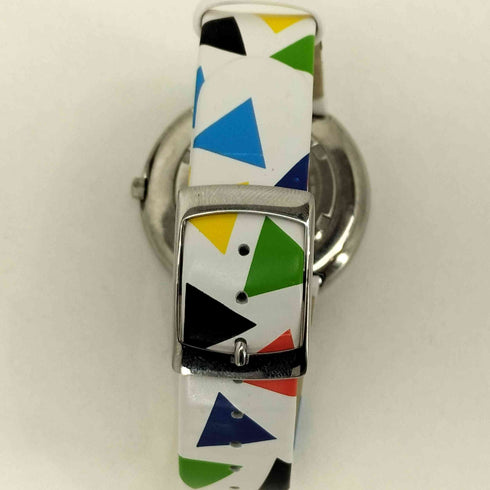 ALESSI Luna Stainless Steel Harlequin Decoration 腕時計 メンズ