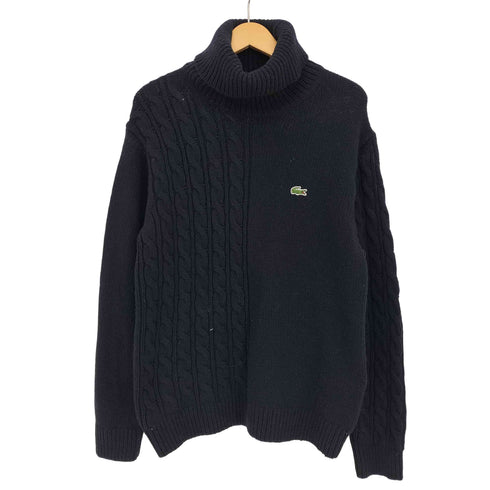 ラコステ LACOSTE アシンメトリータートルネックニットセーター メンズ import:S