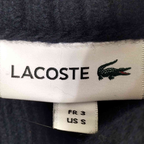 ラコステ LACOSTE アシンメトリータートルネックニットセーター メンズ import:S