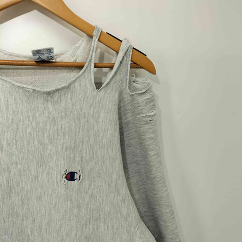 チャンピオン Champion 90s リメイク/ダメージ REVERSE WEAVE リバースウィーブ クルーネック スウェット メンズ import:M