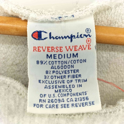 チャンピオン Champion 90s リメイク/ダメージ REVERSE WEAVE リバースウィーブ クルーネック スウェット メンズ import:M