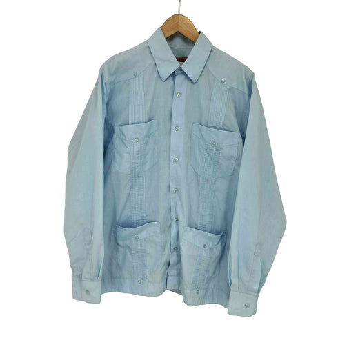 coleccion ortega ロングスリーブ キューバシャツ メンズ import:M
