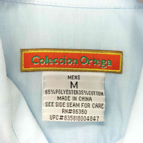 coleccion ortega ロングスリーブ キューバシャツ メンズ import:M