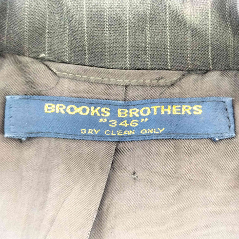 ブルックスブラザーズ BROOKS BROTHERS 70-80s 346 段返り3B 背抜き ストライプ テーラードジャケット メンズ