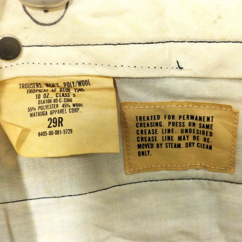 ユーエスアーミー U.S. ARMY 80s Dress Trousers ドレス トラウザー メンズ 29R