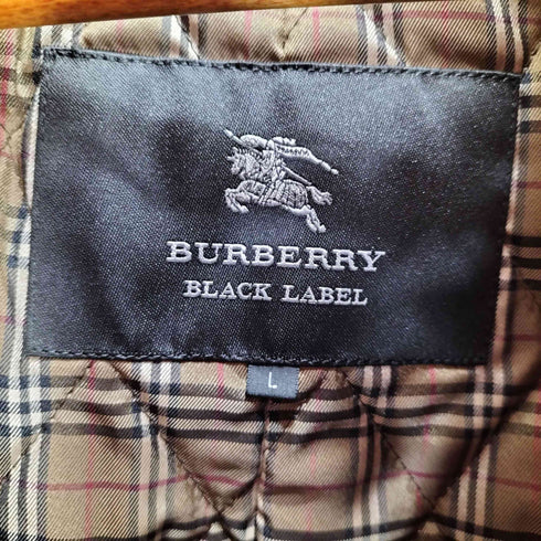 バーバリーブラックレーベル BURBERRY BLACK LABEL ライナー付きトレンチコート メンズ import:L