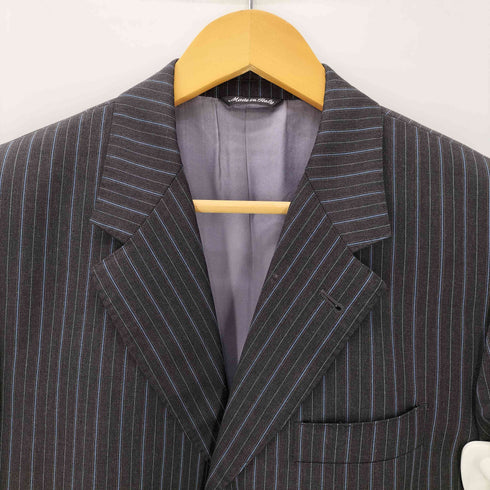 ポールスミスロンドン Paul Smith LONDON 90S OLD MADE IN ITALY イタリア製 ストライプ 3B テーラード ジャケット メンズ 40