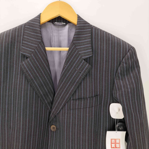 ポールスミスロンドン Paul Smith LONDON 90S OLD MADE IN ITALY イタリア製 ストライプ 3B テーラード ジャケット メンズ 40