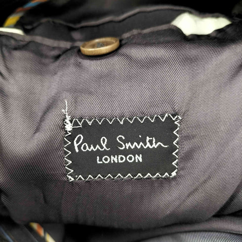 ポールスミスロンドン Paul Smith LONDON 90S OLD MADE IN ITALY イタリア製 ストライプ 3B テーラード ジャケット メンズ 40