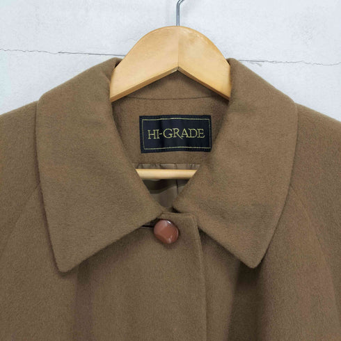 HI-GRADE cashmere100 カシミヤ100ステンカラーコート レディース JPN:9号