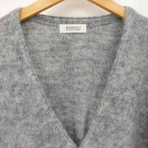 ラディアル RADIALL ERCOL - CARDIGAN SWEATER L/S RAD-24AW-KNIT002 アーコール モヘヤ混 カーディガン メンズ XL