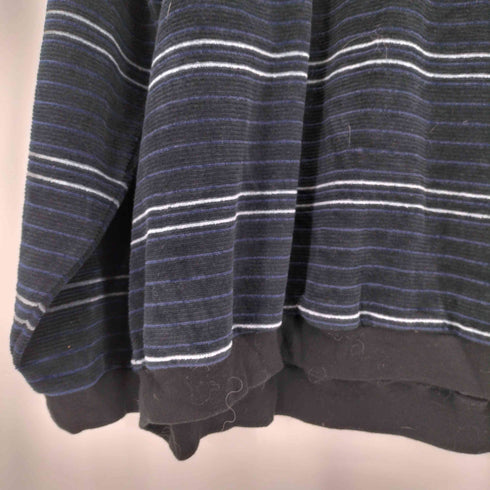 ラディアル RADIALL ハーフジップ ベロアポロシャツ メンズ L