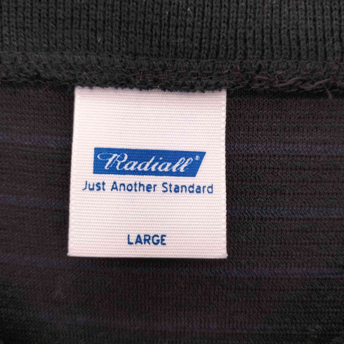 ラディアル RADIALL ハーフジップ ベロアポロシャツ メンズ L