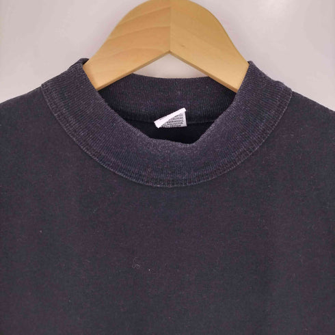 90S USA製 モックネック タンクトップ ノースリーブ ブラック レディース import:M