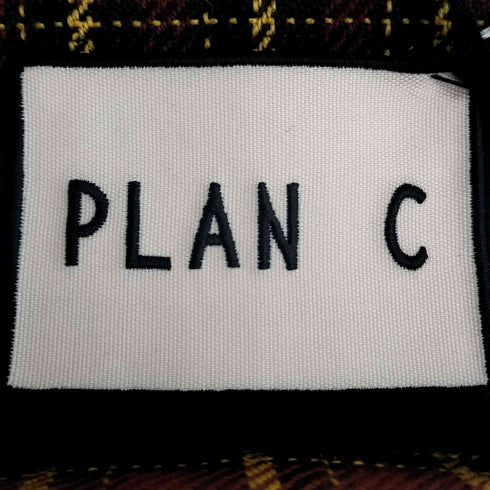 プランシー PLAN C タータンチェック ミディプリーツスカート Check Pleated Wool Skirt レディース 42