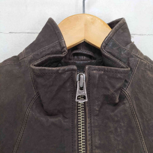 BARK TANNAGE スタンドカラーレザーブルゾン メンズ JPN:44