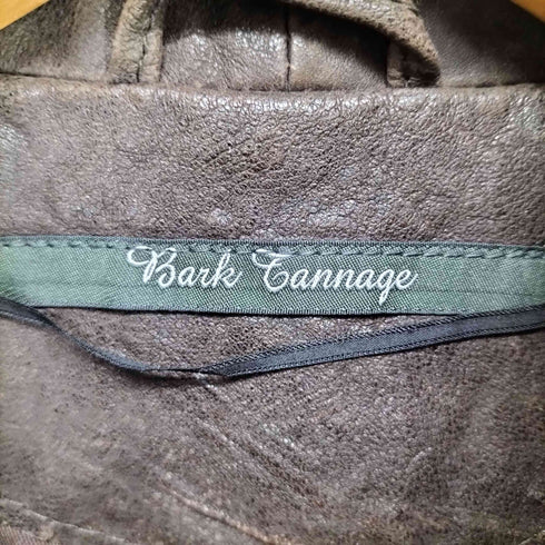 BARK TANNAGE スタンドカラーレザーブルゾン メンズ JPN:44