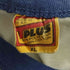 70S~80S TPLUS } USA製 フロッキープリント ラグラン ツートン カットソー メンズ import:XL