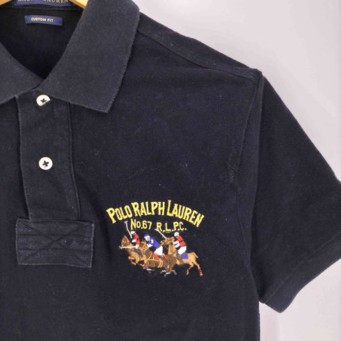 ポロラルフローレン POLO RALPH LAUREN CUSTOM FIT ナンバリング刺繍 ポロシャツ メンズ import:S