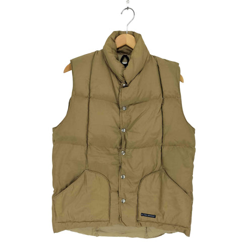 シェラデザイン SIERRA DESIGNS 80s 88-89年 三角マークタグ スナップボタン ダウンベスト メンズ import:M