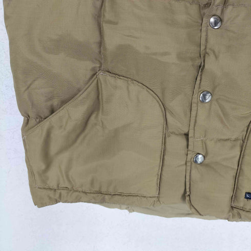 シェラデザイン SIERRA DESIGNS 80s 88-89年 三角マークタグ スナップボタン ダウンベスト メンズ import:M