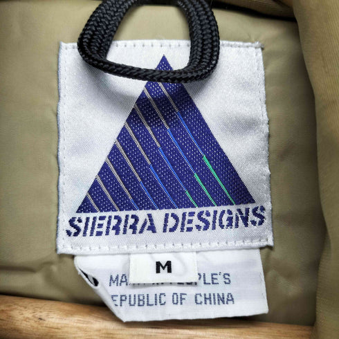 シェラデザイン SIERRA DESIGNS 80s 88-89年 三角マークタグ スナップボタン ダウンベスト メンズ import:M