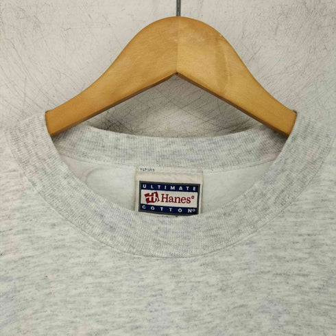 ヘインズ Hanes クルーネック プリントデザイン スウェット メンズ import:L