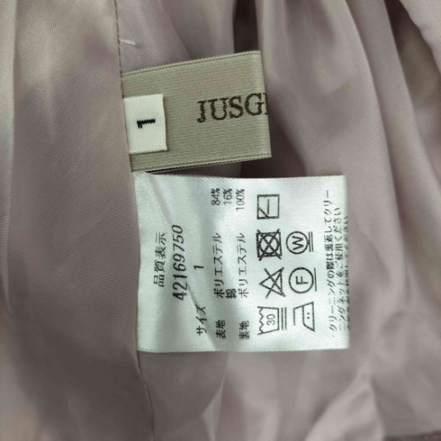 ジャスグリッティー JUSGLITTY パール釦シャツワンピース レディース JPN:1