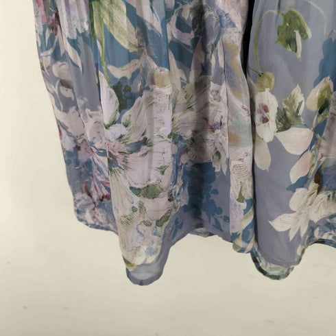 ジルスチュアート JILLSTUART ボタニカル柄 フリル プリーツ ワンピース レディース