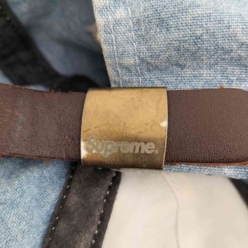 シュプリーム Supreme 18SS WASHED CHAMBRAY S LOGO 6-PANEL キャップ メンズ