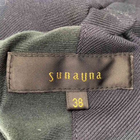 スーナウーナ Sunauna レースプリント リバーシブル ダウン コート レディース JPN:38
