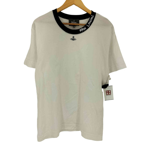 ヴィヴィアンウエストウッドマン Vivienne Westwood MAN 22ss RELAX T-SHIRT MAN LONDON オーブロゴ Tシャツ メンズ 46