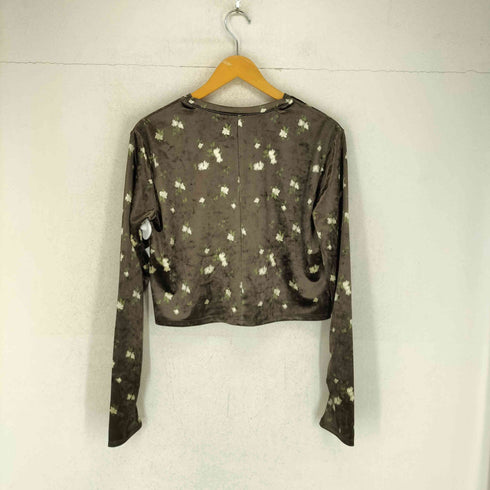 ミースロエ MIESROHE 短丈 ベロア トップス レディース ONE