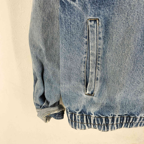 70-80s VENUSジップ スナップボタン付き ジップアップデニムジャケット メンズ