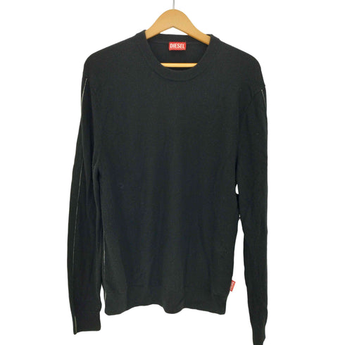 ディーゼル DIESEL グレン期 K-Vromo Jumper with contrast piping ウールカシミヤ クルーネック ニット メンズ