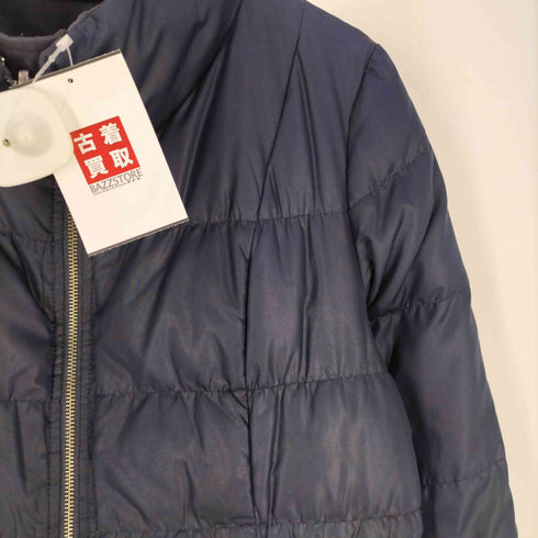 ミッシェルクラン MICHEL KLEIN リバーシブル ドローコード スタンドカラー ダウンコート レディース EUR:38