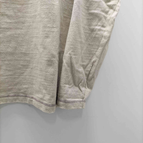 65 givelife リサイクル コットン ハーフジップ L/S ポロ カットソー ロンT メンズ JPN:L