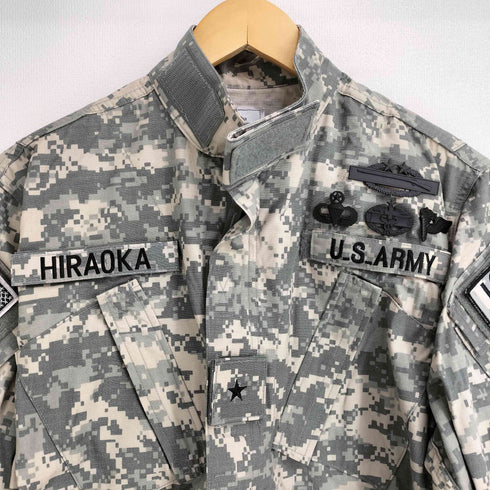 ユーエスアーミー U.S. ARMY USA製 カモ柄 ACU ミリタリージャケット メンズ import:S