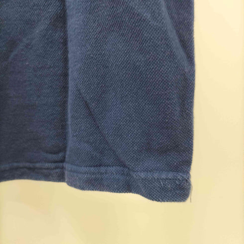 PRANA U.S.A 90S USA製 袖ロゴパッチ 刺繍 L/S 鹿の子 生地 モックネック カットソー ロンT メンズ import:L