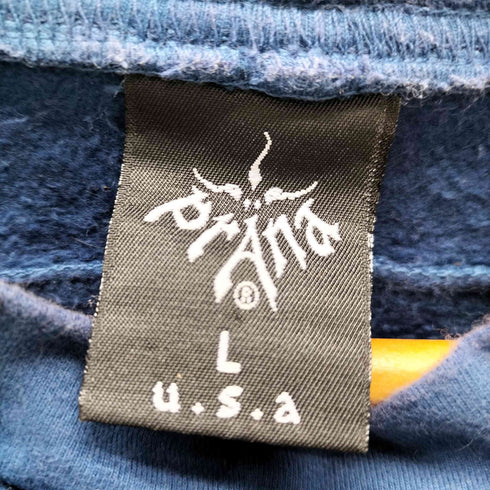 PRANA U.S.A 90S USA製 袖ロゴパッチ 刺繍 L/S 鹿の子 生地 モックネック カットソー ロンT メンズ import:L