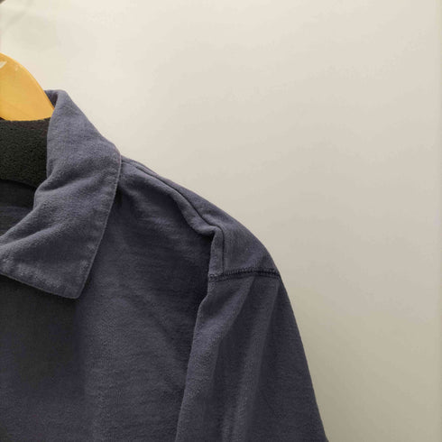 65 givelife リサイクル コットン ハーフジップ L/S ポロ カットソー ロンT メンズ JPN:L