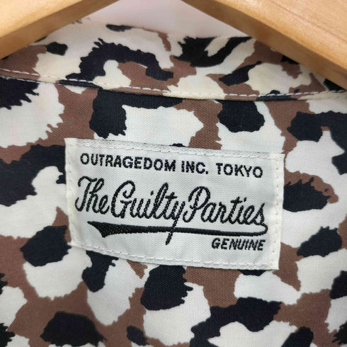 ワコマリア WACKO MARIA WORK SHIRT TYPE-2 レオパード柄 ワークシャツ メンズ M