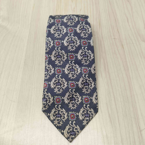 クリスチャンディオール Christian Dior MONSIEUR 花柄 総柄 シルク ネクタイ メンズ