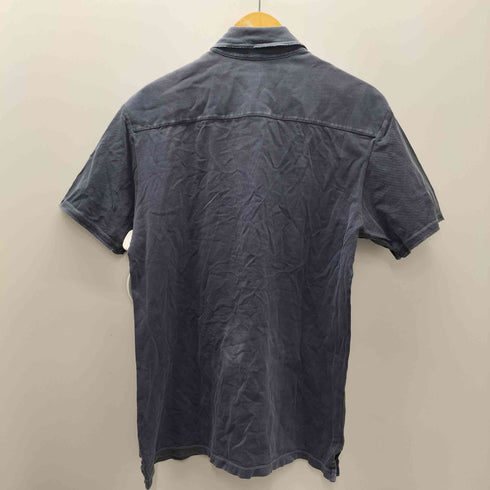 モンチュラ MONTURA ロゴ刺繍 オーバーダイ S/S ハーフジップ ポロ シャツ メンズ import:M