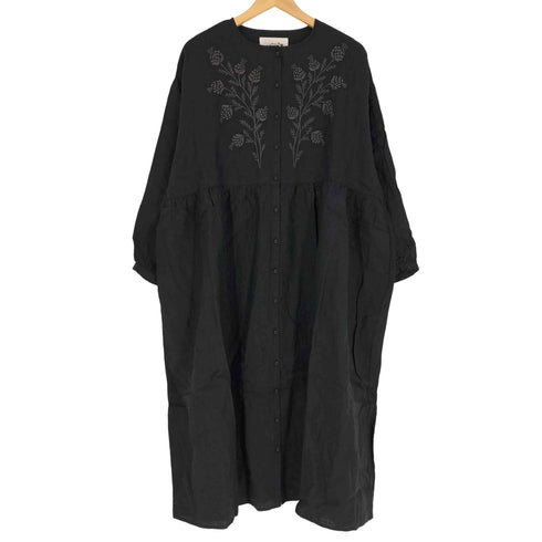 サマンサモスモス samansa Mos2 35th〈Slowlinen〉刺繍ワンピース レディース FREE