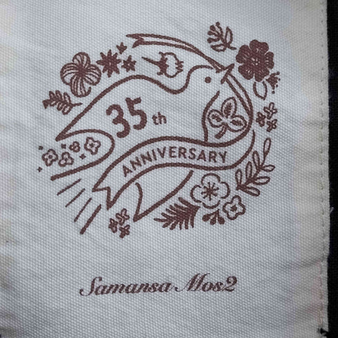サマンサモスモス samansa Mos2 35th〈Slowlinen〉刺繍ワンピース レディース FREE