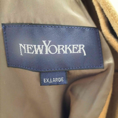 ニューヨーカー NEWYORKER カシミヤ混 ウール ステンカラー コート メンズ import:XL