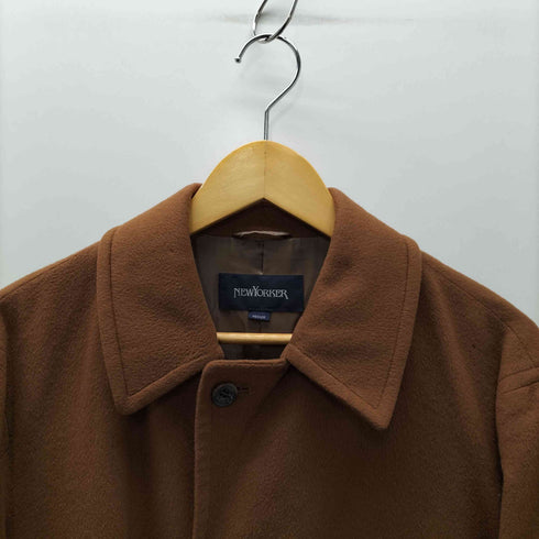 ニューヨーカー NEWYORKER カシミヤ ステンカラー コート メンズ import:M
