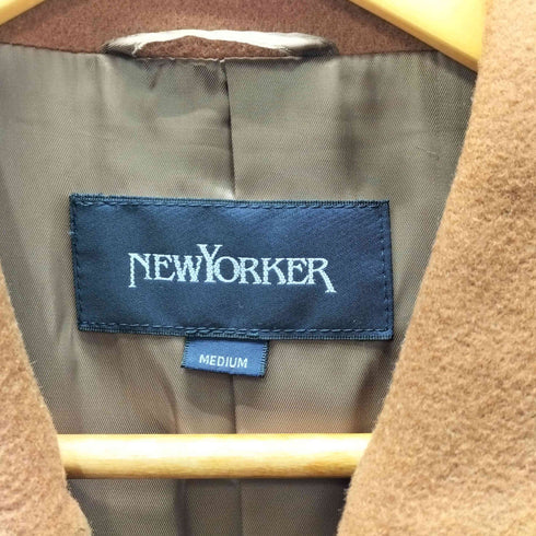 ニューヨーカー NEWYORKER カシミヤ ステンカラー コート メンズ import:M