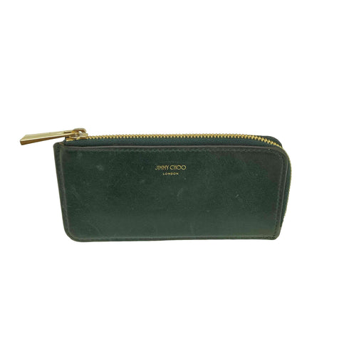 ジミーチュウ JIMMY CHOO イタリア製 L字ジップ レザー コインケース カードケース メンズ
